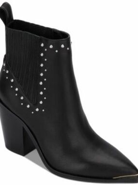 Kenneth Cole West Side studded heel booties 9
